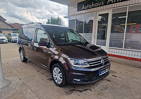 VW Caddy Volkswagen PKW Maxi LED 7-Sitzer AHK Klima Sitzhzg.