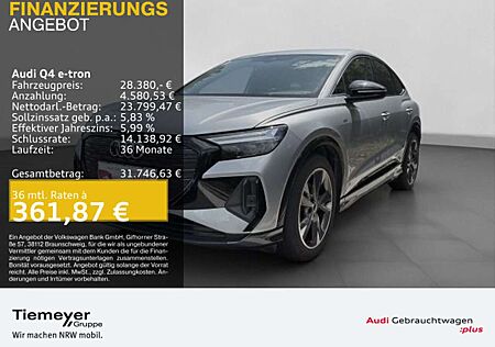 Audi Q4 e-tron 35 S LINE KAMERA HuD NAVI LM20