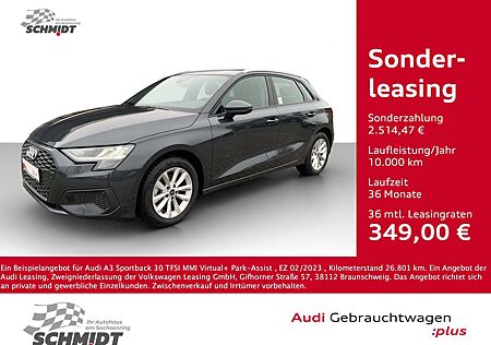 Audi A3 Sportback 30 TFSI MMI Virtual+ Park-Assist