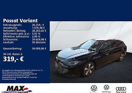 VW Passat Variant Volkswagen 2.0 TDI DSG ELEGANCE AHK+IQ.LIGHT