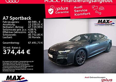 Audi A7 55 TFSI e QTT S-LINE HD MATRIX+AHK+