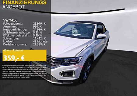 VW T-Roc Volkswagen Cabrio 1.5 TFSI STYLE LED LEDER KAMERA NAV