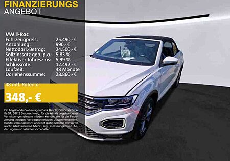 VW T-Roc Volkswagen Cabrio 1.5 TFSI STYLE LED LEDER KAMERA NAV