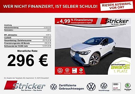 VW ID.4 Volkswagen 1st 150/77 296,-ohne Anzahlung Navi ACC Kamera