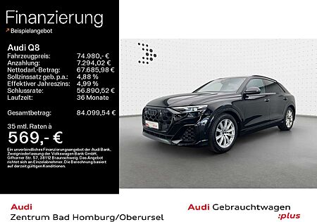 Audi Q8 55 TFSI quattro S line*Navi*Matrix*Alu*AHK*HU