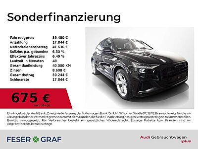 Audi Q8 50 TDI 3x S Line Pano,Sitzbel,Standhzg,Allradl,AHK
