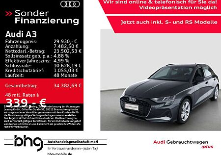 Audi A3 30 TDI Sportback advanced