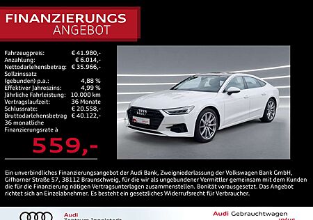 Audi A7 Sportback 40 TDI qu PANO B&O AHK ACC 20" KAM