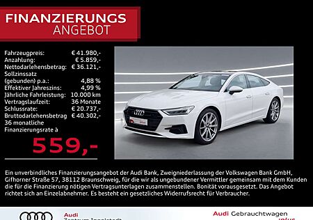 Audi A7 Sportback 40 TDI qu PANO B&O AHK ACC 20" KAM