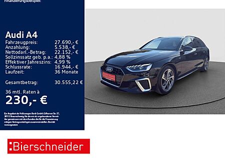 Audi A4 Av 40 TDI S-Line 18 LED PANO ACC SHZ