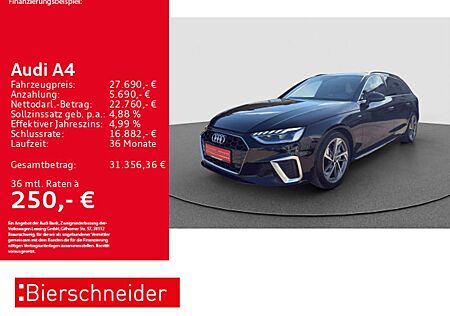 Audi A4 Av 40 TDI S-Line 18 LED PANO ACC SHZ