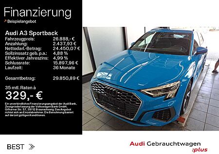 Audi A3 S line 35 TFSI LED*Navi*Sound