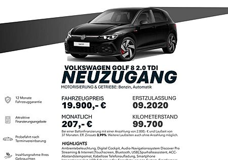 VW Golf Volkswagen 8 2.0 TDI/LIFE/AMBIENT/ACC/LED/LENKRADHEIZ/