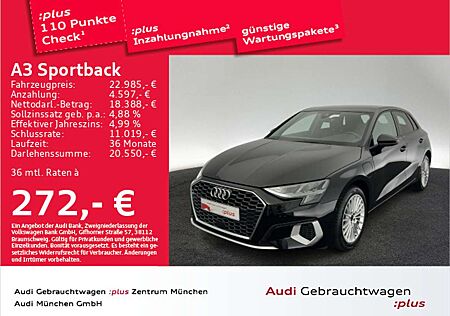 Audi A3 40 TFSI e S tronic advanced Virtual