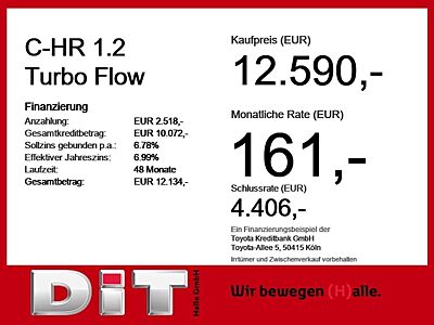 Toyota C-HR 1.2 Turbo Flow Kamera Sitzheizg Klima