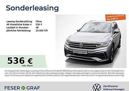 VW Tiguan Volkswagen R-Line 2.0 TDI DSG Navi StandHz AHK Pano Kamera