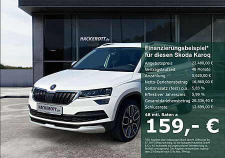 Skoda Karoq Scout 4x4 2.0 TDI Led Navi SmartLink Sitzhzg.