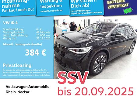 VW ID.4 Volkswagen Pure 125kW GAR2030 Navi PDC IQ Light Wärmep