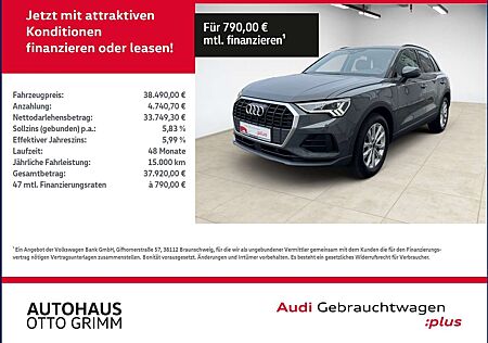 Audi Q3 35 TFSI S tronic LED AHK SHZ KLIMA NAVI ALU