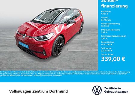 VW ID.3 Volkswagen GTX PERFORMANCE WÄRMEPUMPE PANO 360CAM LM20