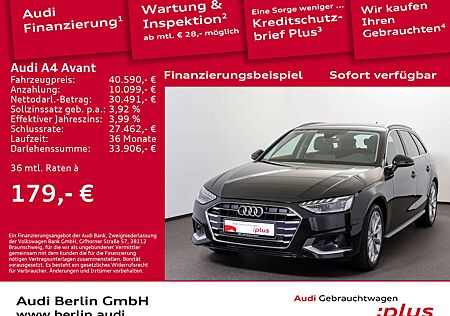 Audi A4 Advanced 35 TFSI S tr. LED RFK NAVI