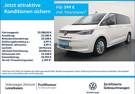 VW T7 Multivan Volkswagen Life lang 6-SITZER AHK HUD KAM 36