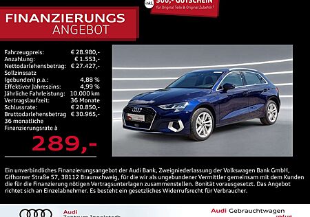 Audi A3 Sportback 40 TFSI e NAVI virtual+ PDC Advanced