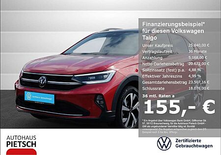 VW Taigo Volkswagen 1.0 TSI Style ACC Navi Climatronic
