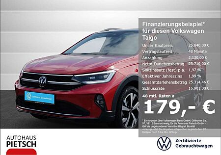 VW Taigo Volkswagen 1.0 TSI Style ACC Navi Climatronic