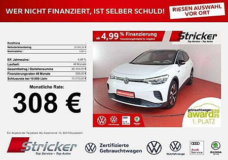 VW ID.4 Volkswagen 1st 150/77 308,-ohne Anzahlung Navi ACC Kamera
