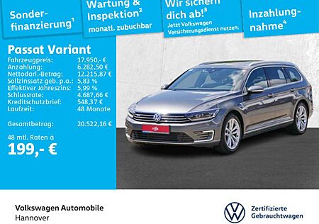 VW Passat Variant Volkswagen 1.4 TSI DSG GTE Navi AHK STHZG Ka