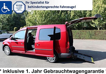 VW Caddy Volkswagen Maxi 2,0 TDI DSG*rollstuhlgerecht*Wenderampe*