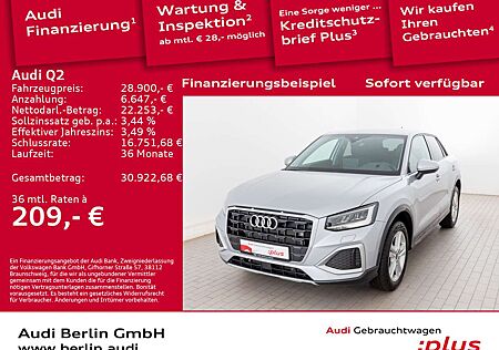Audi Q2 Advanced 35 TFSI S tr. AHK VIRTUAL LED PDC