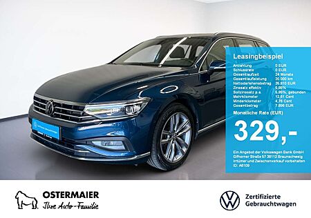 VW Passat Variant Volkswagen ELEGANCE 2.0TDI 200PS DSG 4M NP.75T ACC.5J-G.AHK.S