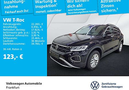 VW T-Roc Volkswagen 1.0 TGSI Life Navi LED-Rückleuchten Spurha