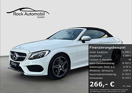Mercedes-Benz C 180 Cabrio 9G AMG Line Airscarf LED *Garantie*
