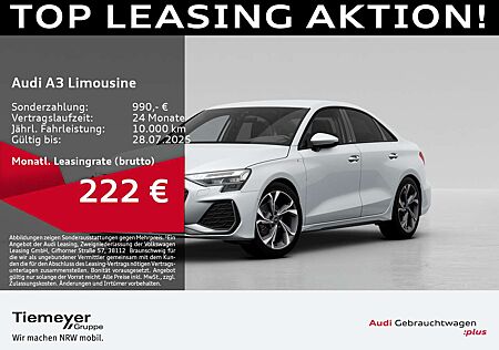 Audi A3 30 TFSI S LINE LM18 KAMERA LED eSIT