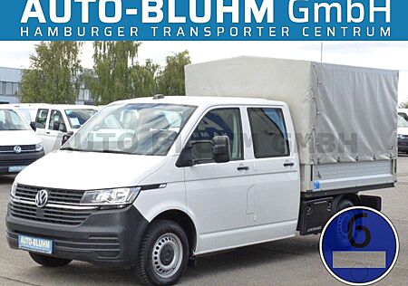 VW T6 Transporter Volkswagen T6.1 TDI-4X4 Doka Plane + AHK 2,5T Stdhzg Klima