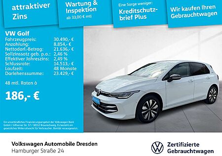 VW Golf Volkswagen VIII Goal 1.5 eTSI DSG LED KAM APP KEYLESS
