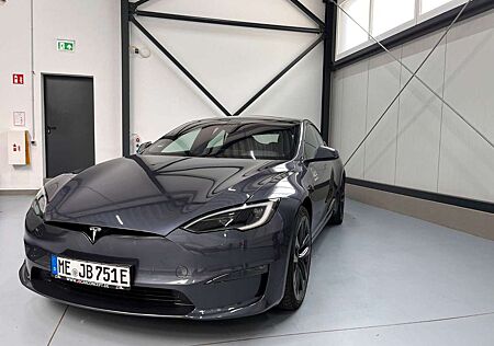 Tesla Model S Plaid, Yoke, 21", FSD Auton. Fahren, AHK