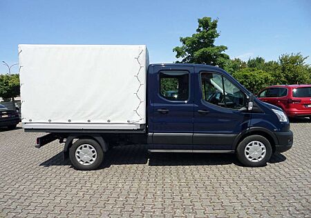 Ford Transit 350 L2 DoKa 7-Sitz+Pritsche+Plane+Klima+SHZ+ALLRAD