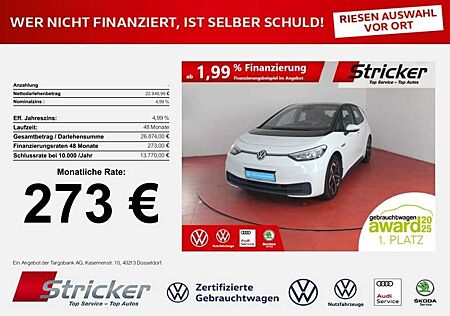 VW ID.3 Volkswagen Pro S 150/77 273,-ohne Anzahlung App-Connect Navi