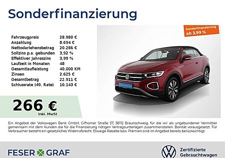 VW T-Roc Volkswagen Cabriolet 1.5TSI Move AHK Navigationssystem
