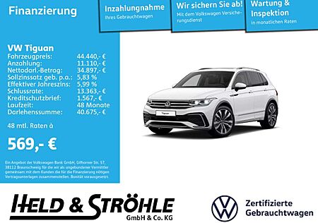 VW Tiguan Volkswagen R-Line 2.0 TDI DSG 4M NEUPREIS: 71355 EUR