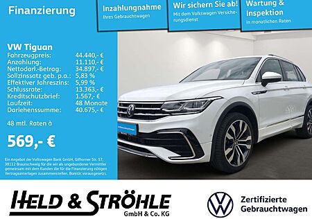 VW Tiguan Volkswagen R-Line 2.0 TDI DSG 4M NEUPREIS: 71355 EUR