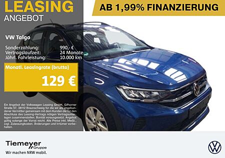 VW Taigo Volkswagen 1.0 TSI LIFE NAVI LED SITZHZG APP-CON