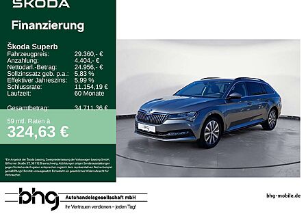 Skoda Superb Combi 2.0 TDI DSG Ambition AHK ACC-Front-
