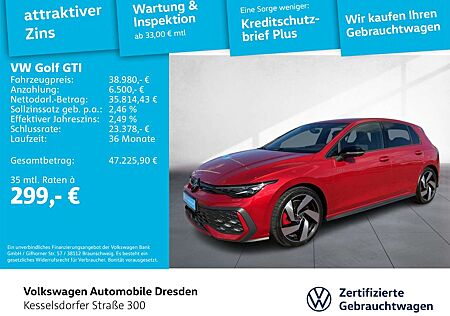 VW Golf GTI Volkswagen Golf VIII GTI 2.0 TSI DSG IQ.LIGHT HUD ACC Kamer