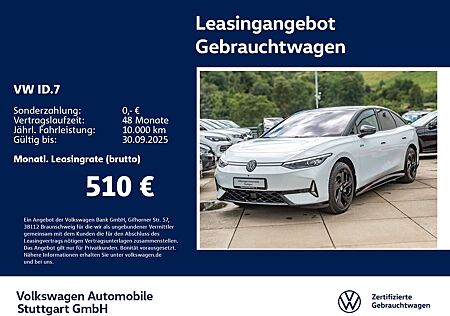 VW ID.7 Volkswagen GTX Navi Kamera LED AHK ACC SHZ