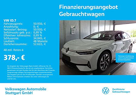 VW ID.7 Volkswagen GTX Navi Kamera LED AHK ACC SHZ